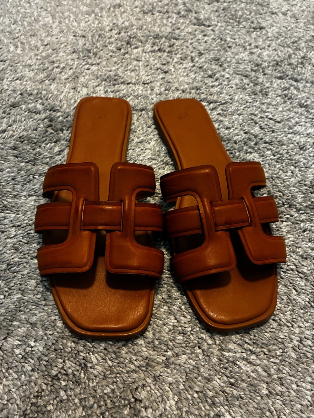 Brand new slip on sandals